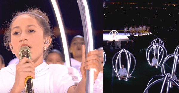 Jennifer Lopez had one of her children in a cage while she bent her bottom into the million viewers at the 2020 Super Bowl. - Webmaster
