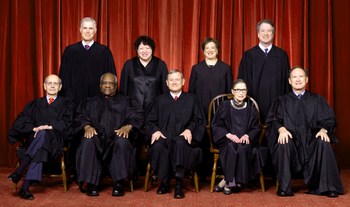 Photo that sits on Supreme Court's Web page on November 15, 2020, updated on September 18m 2020. - Webmaster