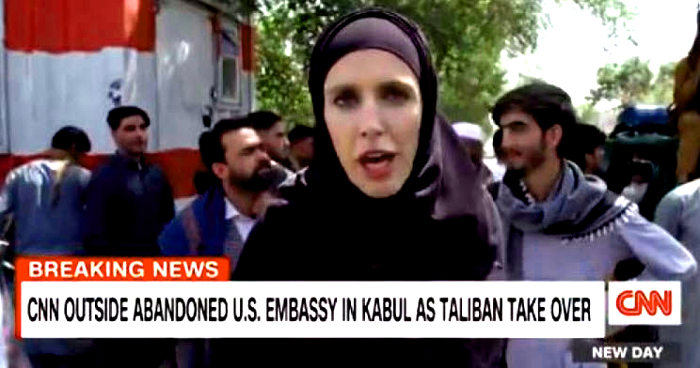 “They’re just chanting ‘death to America’ but they seem friendly at the same time. It’s utterly bizarre,” said Ward, who is CNN’s Chief International Correspondent. Ward thought the Taliban militants were “friendly” despite the fact that they subsequently ordered her to stand out of the way “because I’m a woman.” - Summit News