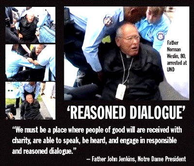 The secularization of the Catholic Church by progressives taking over its mission to protect the unborn.