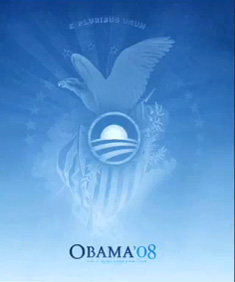 Click this graphic to watch video on Obama's use of icons.